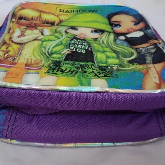 NWOT Rainbow 🌈 High Dolls Insulated Lunchbag - Picture 9 of 10